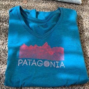 Blue Patagonia V-Neck